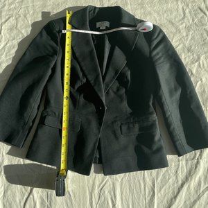 Ann Taylor Loft Black Blazer for Career (Size: zero, petite)